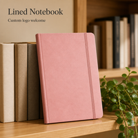 Carnets en cuir rigide lignés A5 Premium 2026 – Personnalisables pour le bureau et l'usage quotidien professionnel