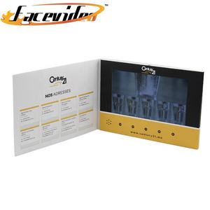 Nouveaux articles promotionnels personnalisés marque clé cadeau <span class=keywords><strong>prix</strong></span> de gros carte numérique écran lcd livre avec vidéo livret - Product Image 2