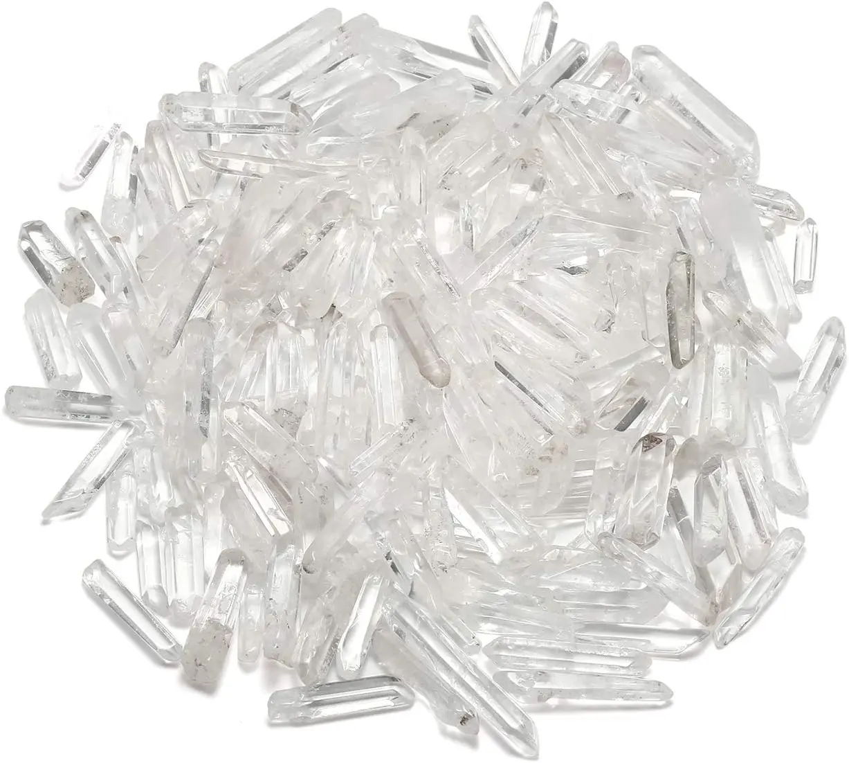 Bulk Wholesale Rough Raw Clear Quartz Crystal Wand Point For Healing