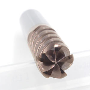 Fraise en bout <span class=keywords><strong>de</strong></span> rayon d'angle à 5 cannelures Fraise en bout à nez rond <span class=keywords><strong>de</strong></span> 12mm <span class=keywords><strong>pour</strong></span> le traitement <span class=keywords><strong>de</strong></span> l'alliage <span class=keywords><strong>de</strong></span> titane - Product Image 6