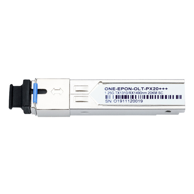 ZISA SFP EPON OLT Module PX20+++ 8dBm 1.25G TX 1490nm 1310nm 20km SC RX Fiber Optic Module Use FTTH