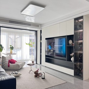 Mueble de <span class=keywords><strong>TV</strong></span> de Madera Contemporáneo, Popular y de Lujo, Ecológico, Duradero, Multifuncional y Personalizable para Sala de Estar - Product Image 2