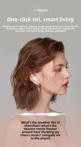 Écouteurs sans fil avec microphone, commande vocale, étanches, affichage numérique, meilleure gestion des appels - Product Image 6