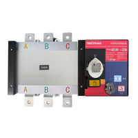 Commutateur de transfert automatique (ATS) YIFA YFQ4-100/3P 100A Classe PC, 3 pôles 3 phases, commutateur de commutation de source double AC400V