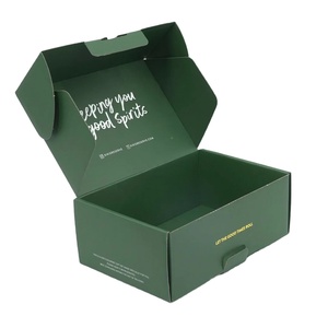KAXILU 20-Pack Green Shipping Boxes - 13x9x2 Inches Corrugated Mailer Boxes For E-Commerce Packaging - View #6