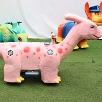 Trottinette dinosaure rose pour filles, modèle de centre commercial, à vendre