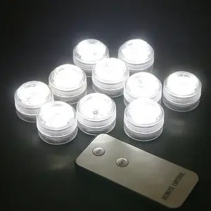 Lampu Led Bawah Air Remot Kontrol untuk Lampu Lentera Mini Lampu Teh Tahan Air