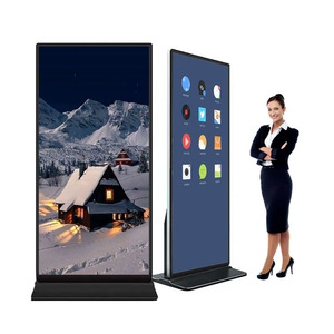 Full <b>Screen</b> Advertising Lcd Postertotem Touch <b>Screen</b> Kiosk 75inch Exhibition Hall Lcd Digital Signage Display for Retail Signage - Product Image 2