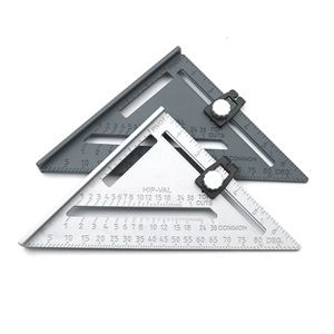 Regla Triangular de Aleación de Aluminio de 20 cm, Herramienta de Medición de Precisión para Trabajos en Madera - Product Image 5