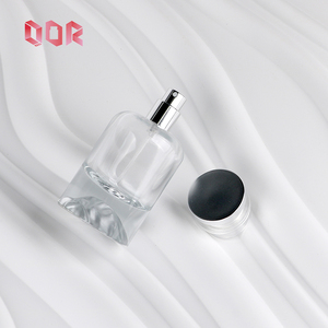 Flacons de parfum vides de luxe à fond lourd de 30 ml, 50 ml, 100 ml, flacons de parfum féminins en verre, logo personnalisé, conteneur de parfum vide - Product Image 3