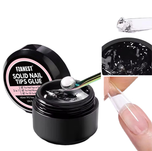 FZN HEMA TPO GRATUIT Solide Gel Colle à Ongles pour Appuyez sur les Ongles 15g Doux Gel Ongles Conseils Forte Adhésif Patch Colle Gel UV Lumière Durci - Product Image 1