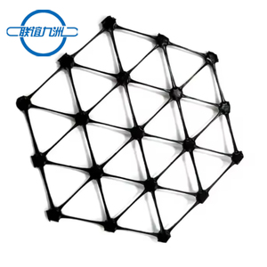Ba trục nhựa <span class=keywords><strong>geogrid</strong></span> tx150 TX160 tx180 ba cách lưới mềm đất tăng cường subgrade - Product Image 1