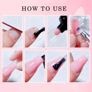 Warna poli Gel akrilgel grosir profesional kustom pemoles Label pribadi Gel akrilik Gel ekstensi kuku - Product Image 5