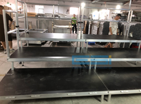 Chaises de chœur en aluminium léger ESI |   Scène portable avec options de 2/3/4 niveaux