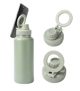 Botella de Agua Portátil de Acero Inoxidable 304, Tapa con Anillo Magnético, Termo de Viaje Aislado, Múltiples Tamaños, Logotipo Personalizado - Product Image 3