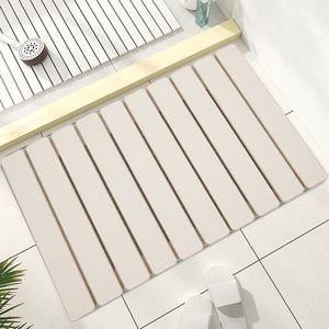 Tapis de salle de bain pliable en pierre de diatomite, séchage rapide, toucher doux, absorbant l'eau - Product Image 4