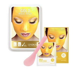 Máscara facial de modelado Peel Off de oro de 24 quilates de alta calidad con juego de cuencos y cepillos Cuidado DE LA PIEL coreano - Product Image 1