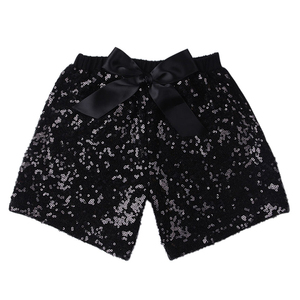 En stock - Shorts d'été pour filles avec sequins et nœud - Collection Boutique pour bébés - Product Image 2
