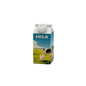 Mini carton de lait miniature 1:12, accessoires de jeu pour maison de poupée, décoration de scène DIY, mini modèle de jouet - Product Image 1