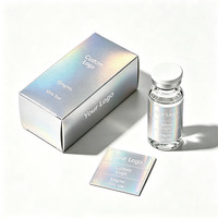Étiquettes personnalisées en carton imperméable de qualité supérieure avec pelliculage mat éponge, forme personnalisée, adhésif durable pour flacons de 3ml, 5ml, 10ml