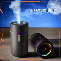 Mini Humidificateur d'Air de Voiture Portable à Brume Froide, Atomiseur à Hélice, Diffuseur d'Huiles Essentielles pour Aromathérapie, Électrique 5V Alimenté par USB YS