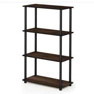 Home Decoration 4 Tier Multipurpose Display Rack Single durable holz lagerung regale