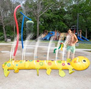2026 New Design PVC <b>Inflatable</b> Pool <b>Floating</b> Water Spraying Mat for Summer Outdoor Garden Play Party Interactive Toy - Product Image 5