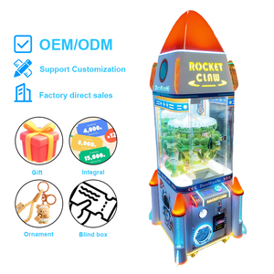 Machine à pinces à monnayeur pour aire de jeux intérieure, type '<span class=keywords><strong>Rocket</strong></span> Clip', pour la distribution de cadeaux et de prix - Product Image 1