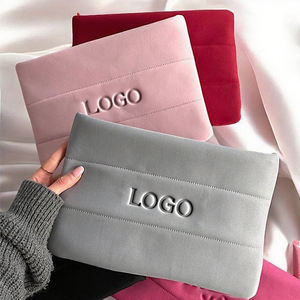 2026 Wholesale Custom Logo Neoprene <strong>Makeup</strong> <strong>Bag</strong> Quilted Puffy Zipper Pouch Cosmetic Storage Skincare Cotton Filled <strong>Bag</strong> - Product Image 1