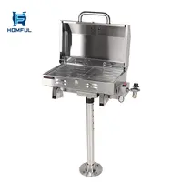 HOMFUL - Portable Boat Grill, Adjustable Height