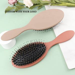 <span class=keywords><strong>Brosse</strong></span> à poils personnalisée en gros pour peignes à cheveux, <span class=keywords><strong>brosse</strong></span> de massage douce pour femmes, brosses à cheveux longs humides et secs, extensions de cheveux, salon - Product Image 6