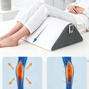 Almohada de Espuma Viscoelástica de Alta Densidad para Dormir, Alivio del Dolor de Piernas, con Funda Extraíble y Lavable - Product Image 6