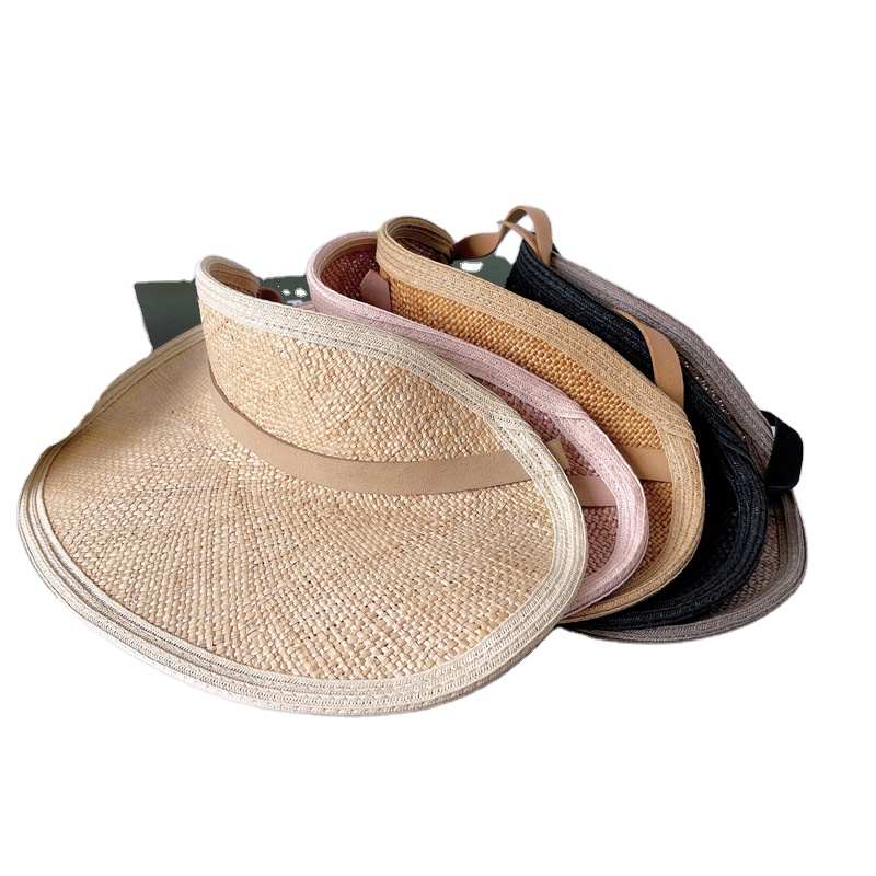 Thắt Lưng Da Nữ Sang Trọng Thời Trang Mới 2022 Salu Straw Chống Tia UV Mũ Che Nắng Mũ Rộng Vành Trên Bãi Biển Hồ Bơi Mũ Golf