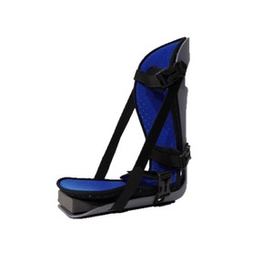 Ankle Brace Adjustable Foot Support For Postoperative Rehabilitation Gray Blue With Straps And Buckles Unisex Medical Use - Product Image 1