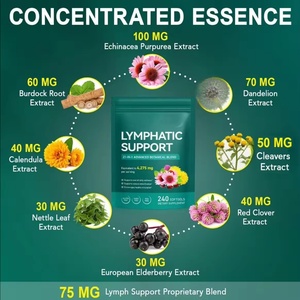 Compléments de drainage lymphatique en gélules molles OEM à marque privée, 240 gélules, soutien du système lymphatique, antioxydant, capsules molles pour adultes - Product Image 4