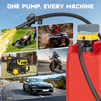 Pompe de transfert de carburant diesel, kérosène, essence 5 GPM avec arrêt automatique pour voiture, camion, bateau, tracteur, générateur, ferme