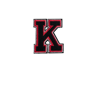 カスタム可能 3D刺繍 大学文字ワッペン キャンバス生地 縫い付けタイプ 帽子用刺繍ラベル - Product Image 6