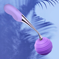 Hoogfrequente persoonlijke vibrerende massagepen voor vrouwen, USB oplaadbaar, IPX6 waterdicht, meerdere snelheden
