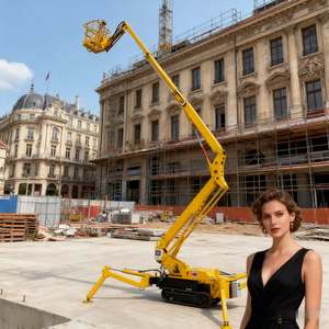 Plataforma de trabajo aéreo autopropulsada de 8-20M, elevador hidráulico articulado para hombre, remolque sobre orugas, elevador de pluma de araña - Product Image 3