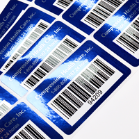 Étiquettes personnalisées imperméables avec code-barres, étiquettes numérotées personnalisées avec code-barres pour le suivi en entrepôt et en logistique