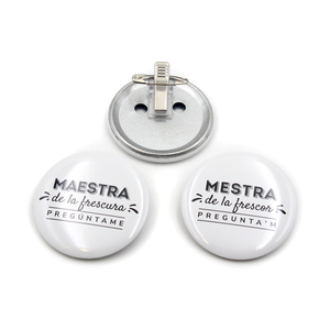 58Mm Vòng Nút Tinplate Huy Hiệu Với Clip 25Mm 32Mm 38Mm 44Mm 56Mm 58Mm Nút Pin Tùy Chỉnh Clip Nút Huy Hiệu - Product Image 1