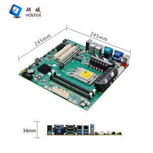 Carte mère industrielle Yentek H610M3 LGA1700 M-ATX double réseau 6 ports série PCI DDR4 quadri-canaux HDMI VGA - Product Image 3