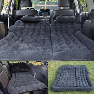 Coussin de <span class=keywords><strong>lit</strong></span> à Air de voiture, <span class=keywords><strong>lit</strong></span> de voyage portable, flocage pour voiture SUV - Product Image 3