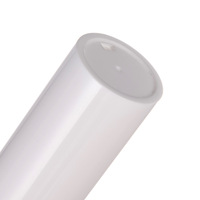 Bouteille en plastique sans air personnalisable en gros, 30 ml, 50 ml, 60 ml, 100 ml, blanche avec bord argenté pour sérum de soin de la peau