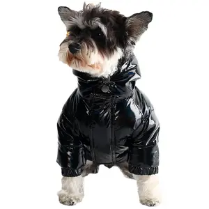 Vente en gros d'usine de vêtements design de luxe pour chiens de compagnie petits et moyens chiens hiver chaud épaississement chien doudoune chiot manteau