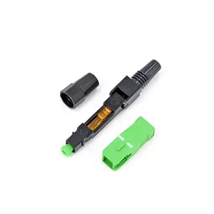 Fiber Optic Quick Connector Drop Cable Accessories 60mm Conector APC Splice Fast Connector SC APC