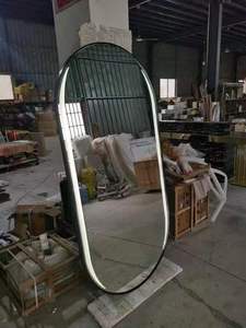 2023 Offre Spéciale LED noir Simple mur miroir Station utilisée Station totale à vendre Stations de salon éclairées 10 ans de vie - Product Image 2