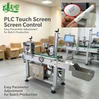 Machine de marquage laser UV sans encre à alimentation automatique pour la fabrication de papeterie, produits chimiques quotidiens et étuis à stylos
