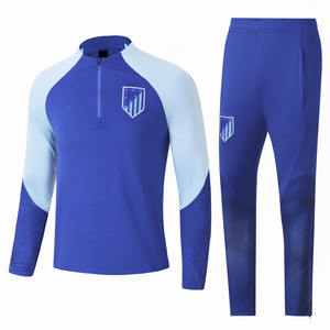 2324Football Training soccer Jersey Casual Sports spagna National Club Match Team Half Zip manica lunga Set asciugatura rapida all'ingrosso - Product Image 4