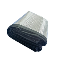 Couverture d'escalier isolante en aluminium argenté écologique, résistante à l'eau, R4.0/R5.0, avec garantie d'un an